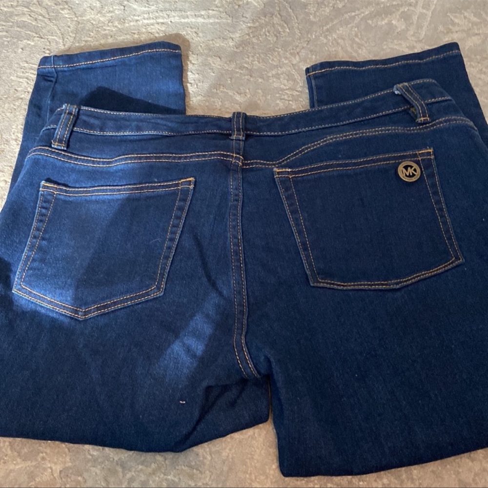 Dark Wash Cropped Michael Kors Jeans